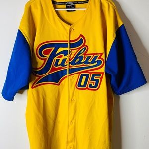 FUBU THE COLLECTION 05 YELLOW SPORTS JERSEY